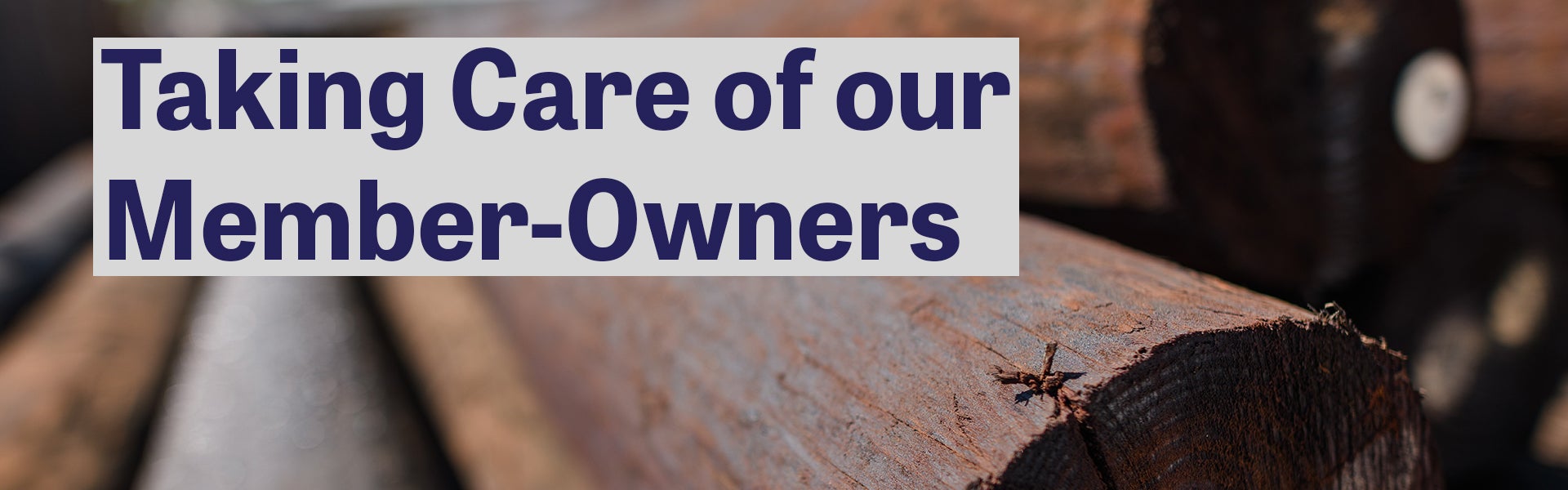 Taking Care of Our Member-Owners