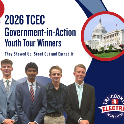2026 Youth Tour Winners Graphic